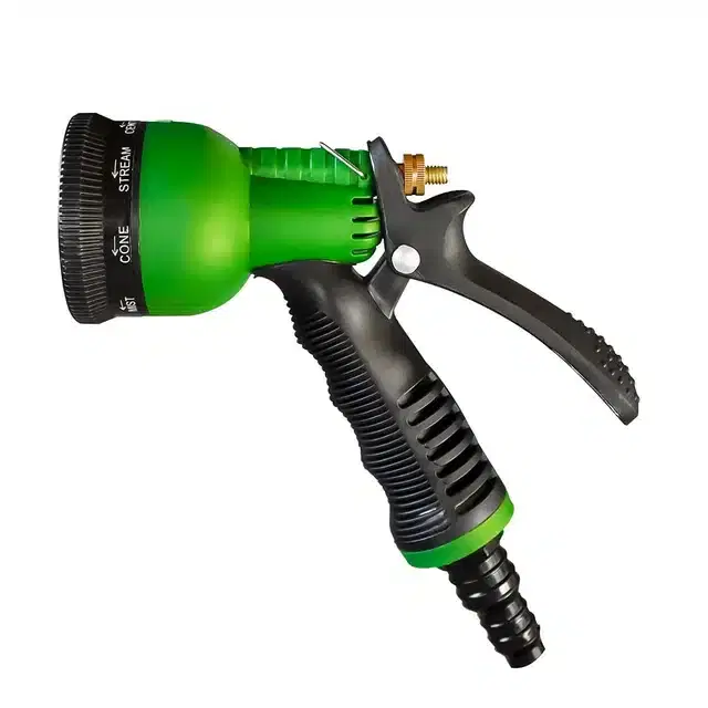 7 Pattern High Pressure Hose Nozzle Water Spray, Multicolor