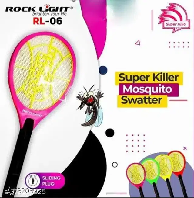 Rechargeable Mosquito Killing Racket, Assorted