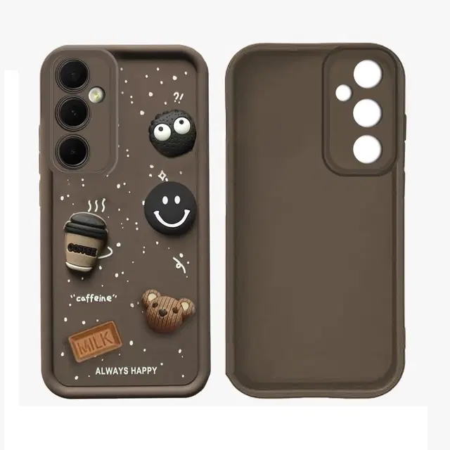 Silicone Mobile Back Cover for Samsung Galaxy A35 5G, Brown