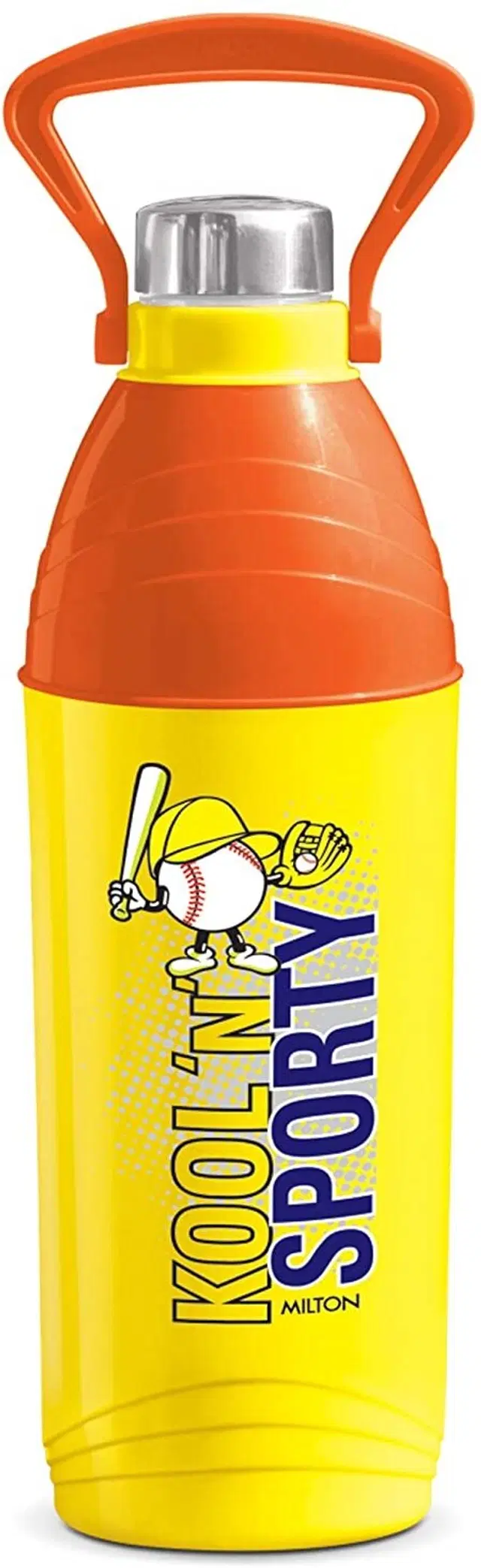 Milton Plastic Water Bottles, Yellow, 1800 ml
