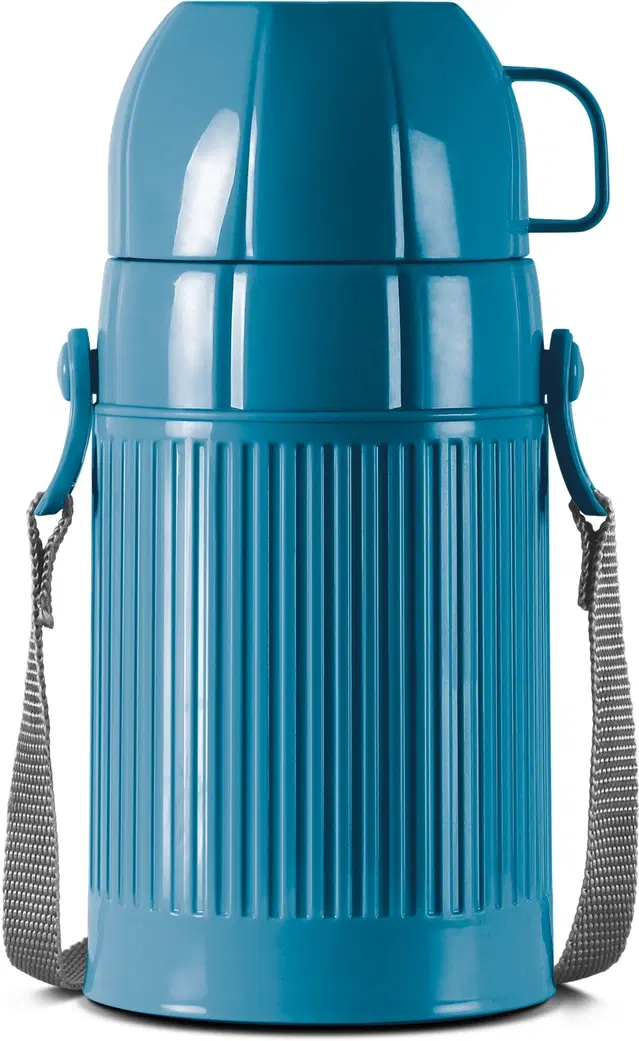 Milton Plastic Insulated Flask, Blue, 480 ml