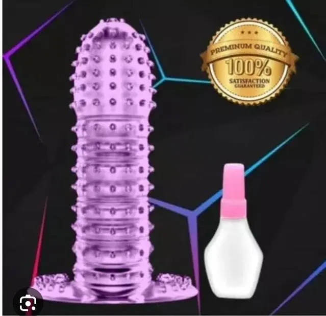 Rubber Extra Dotted Reusable Condom for Men, Multicolor, Pack of 1