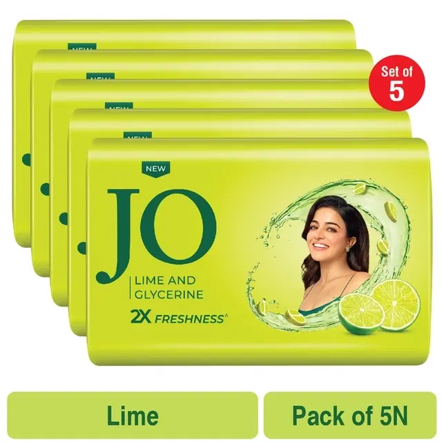 Jo Lime Soap 5X45 g (Pack of 5)