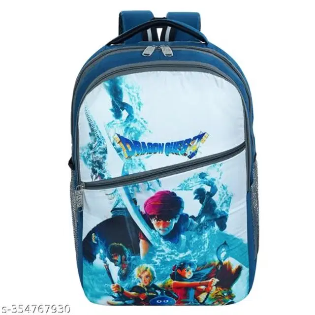 Polyester Backpacks for Kids, Blue, 30 L
