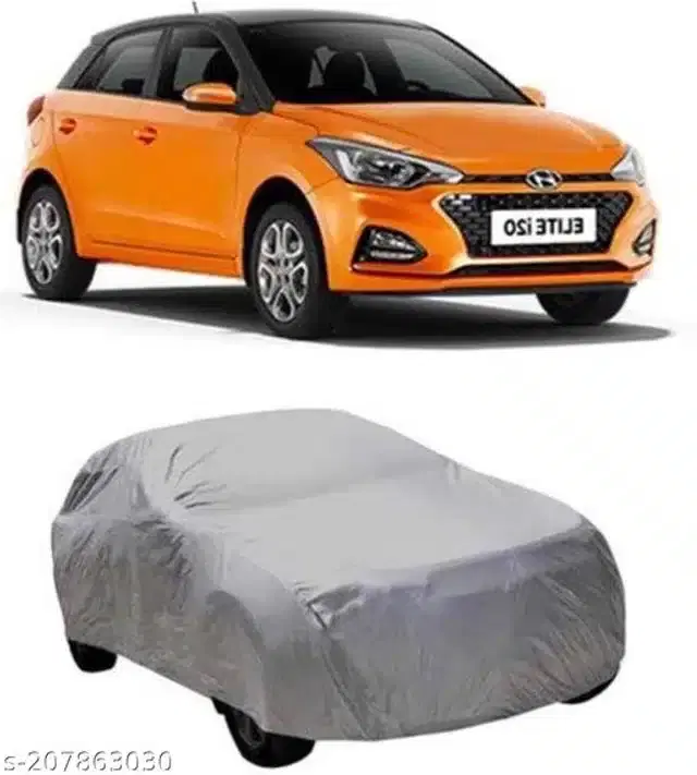 Taffeta Waterproof Car Cover for Hyundai Elite i20, Multicolor