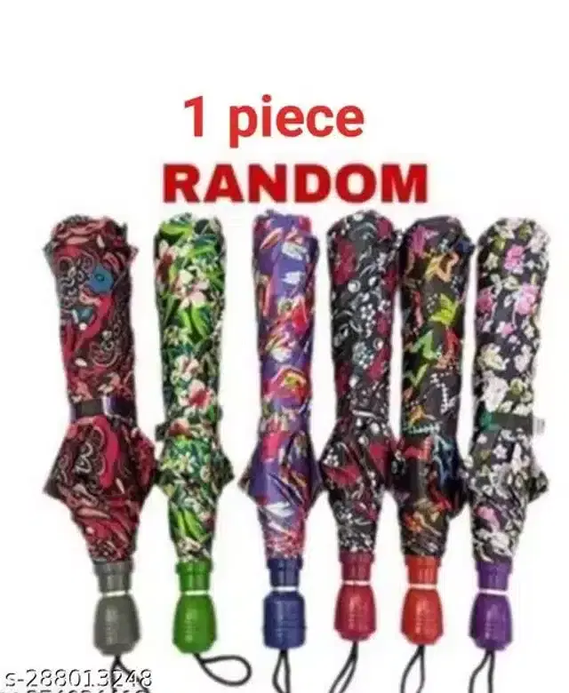 Printed Umbrella for Men & Women, Assorted, Pack of 1