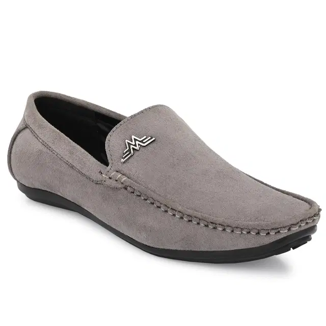 Loafers for Men (Grey, 6)