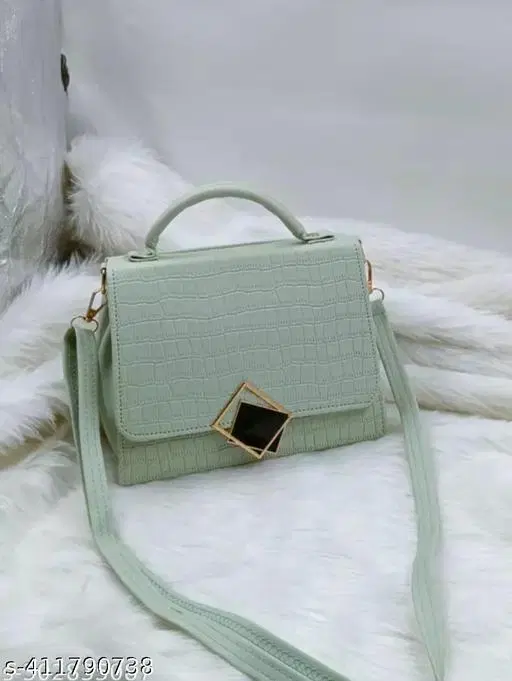 TRUE FASHION. Sling Bag for Women (Green, Free size)