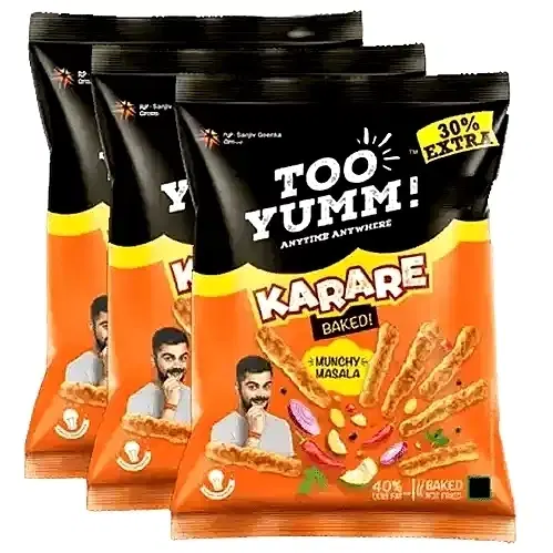 Too Yumm Karare Munchy Masala 3X39 g (Set of 3)