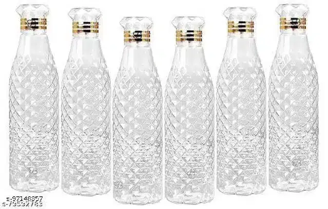 Water Bottle, Multicolor, Pack of 6