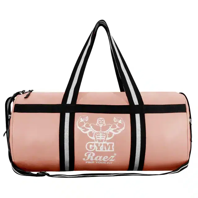 PU Duffle Bag for Men, Peach