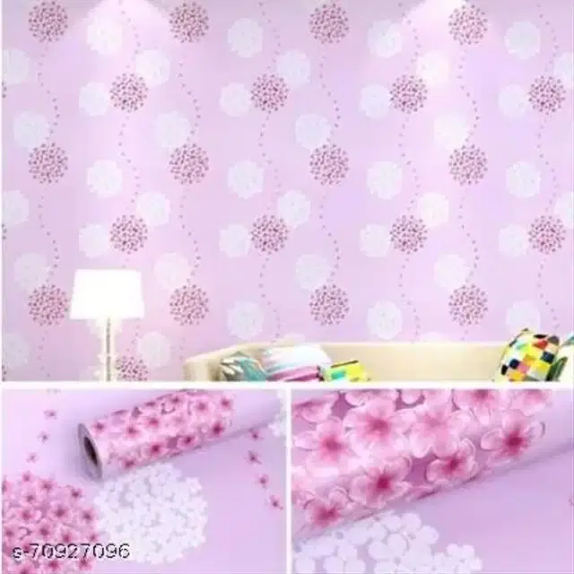 Vinyl Wallpaper for Home, Multicolor, 45x250 cm
