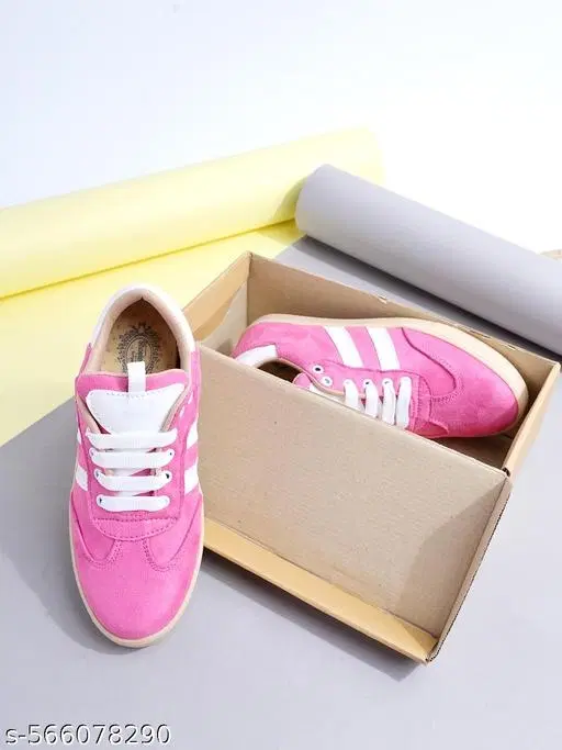 Shoetopia Girls Sneakers Pink (14-15 Years)