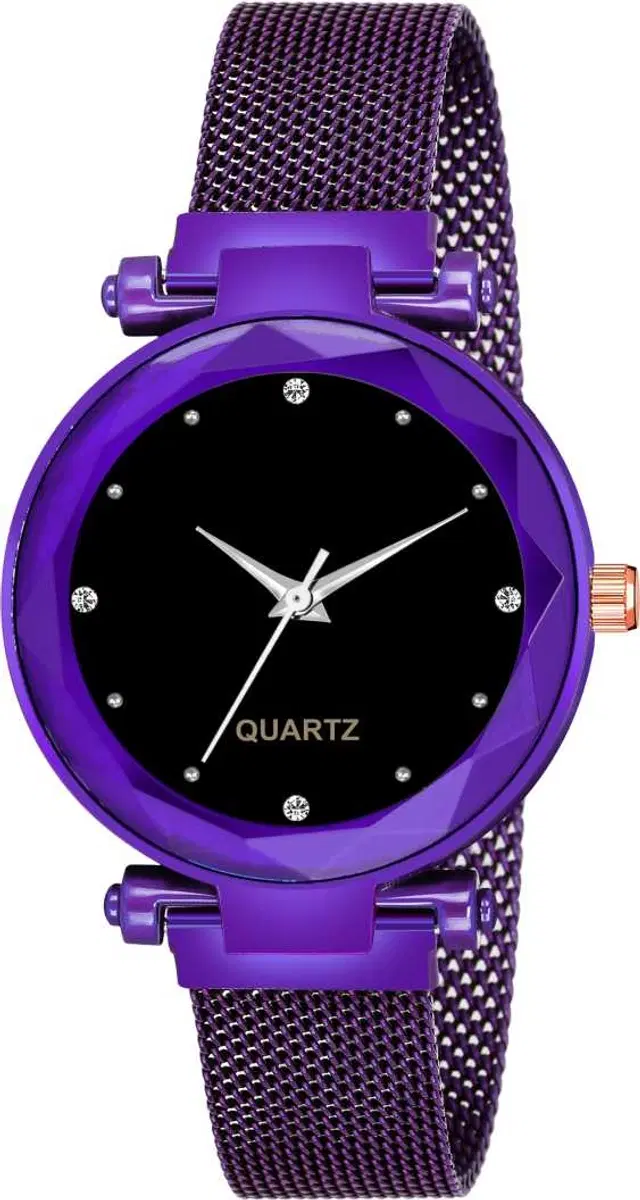 Metal Strap Analog Watch for Women & Girls (Multicolor)