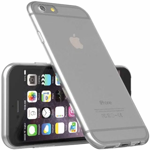 Apple iPhone 6 Plus Rubber Mobile Cover, Transparent