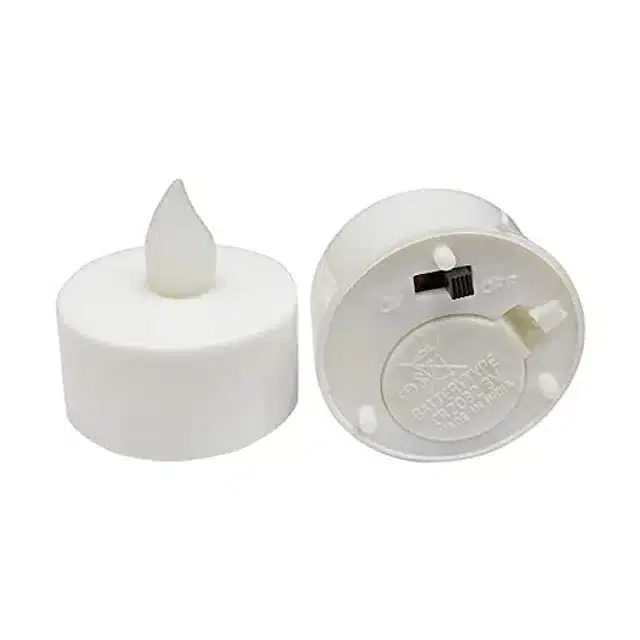 Battery Operated LED Diya for Festive Decoration, Multicolor, Pack of 2