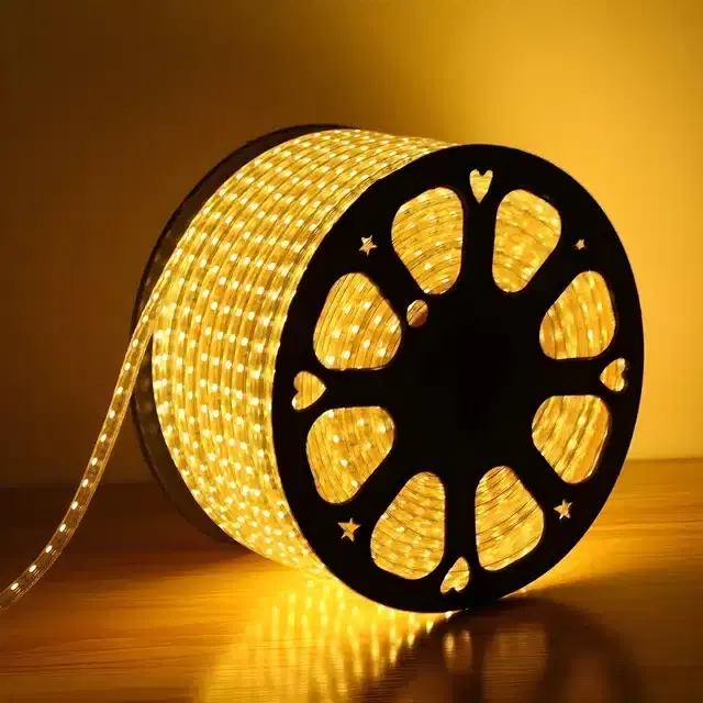 LED Rope Light, Yellow, 5 m, Pack of 1