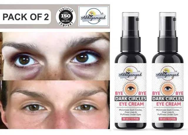 Abhigamyah Under Eye Cream Enriched With Natural Oils To Remove Dark Circles & Wrinkles, 50 ml, Pack Of 2, A-526