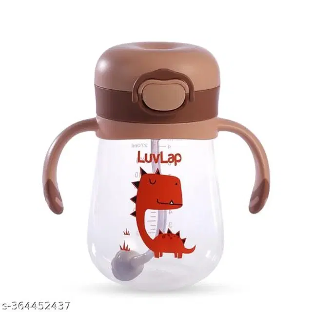 LuvLap Plastic Feeding Bottle for Baby, Multicolor, 300 ml