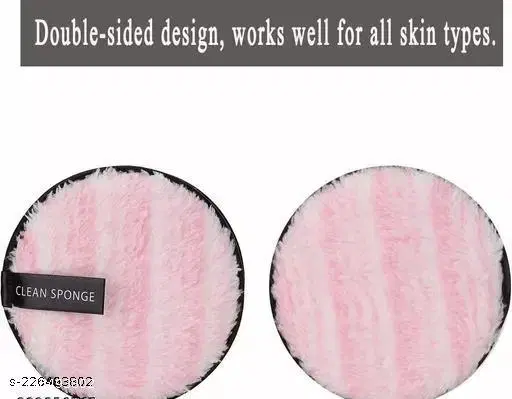 Reusable Makeup Remover Sponge Pad, Multicolor, Pack of 2