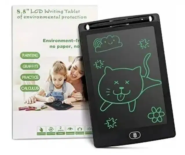 LCD Writing Tablet for Kids, Black, 8.5 Inches