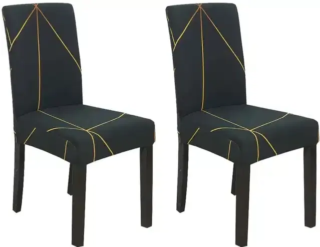 Polycotton Chair Cover, Multicolor, Pack of 2