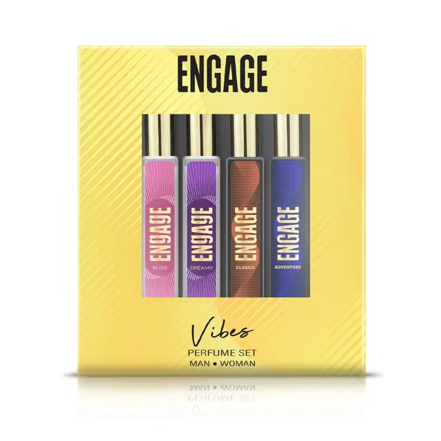 Engage Vibes Unisex Perfume Gift Pack - 4X25 ml (Pack Of 4)