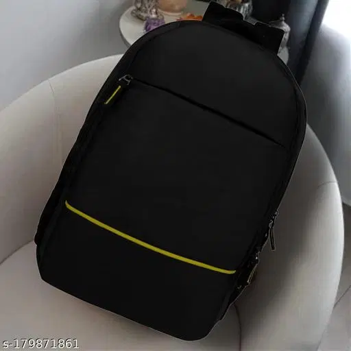 PU Backpack for Men & Women, Black