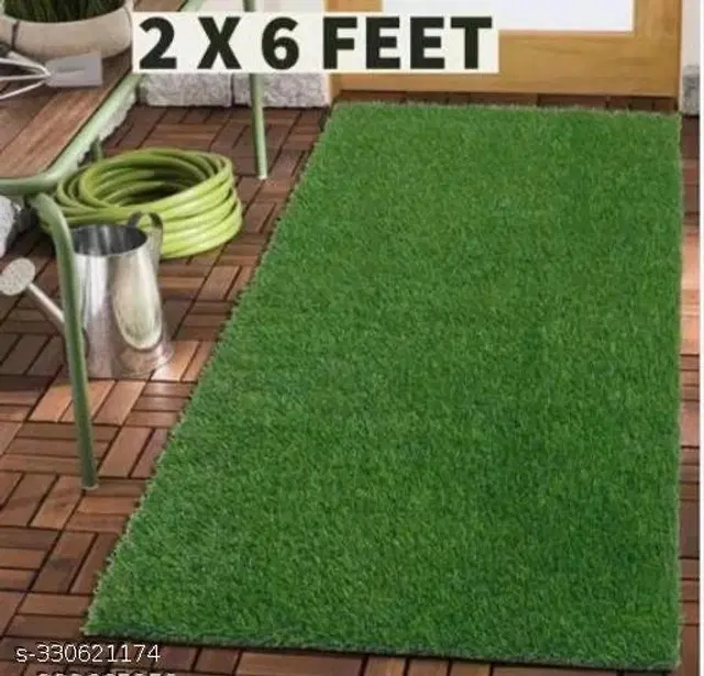 Artificial Grass Doormat, Green, 2x6 Feet