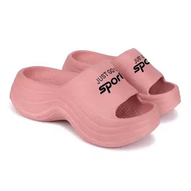 Sliders for Women (Peach, 6)