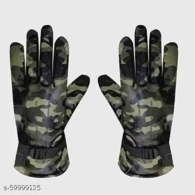 Woolen Hand Gloves for Women (Multicolor)