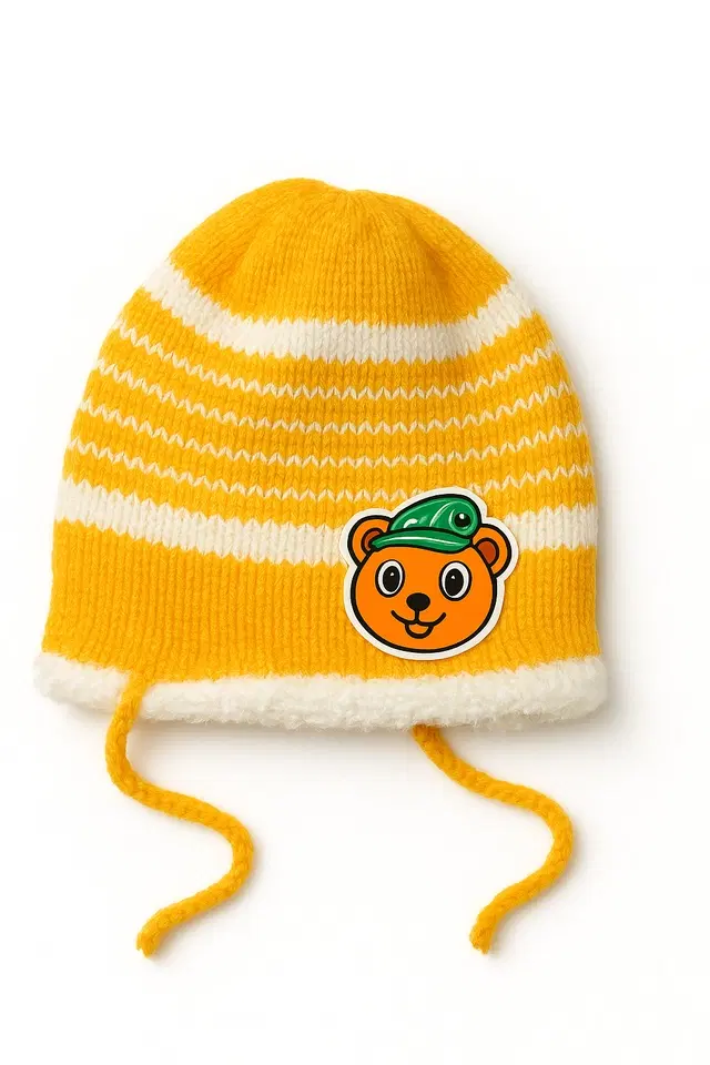 Acrylic Caps for Kids, Yellow Pack of 2