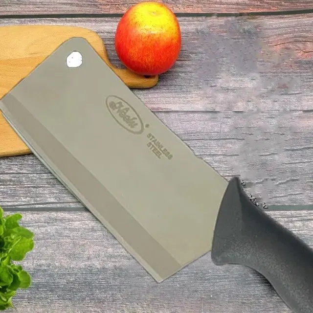 Stainless Steel Vegetable & Meat Cleaver Chopping Knife for Kitchen, Multicolor, 11 inches