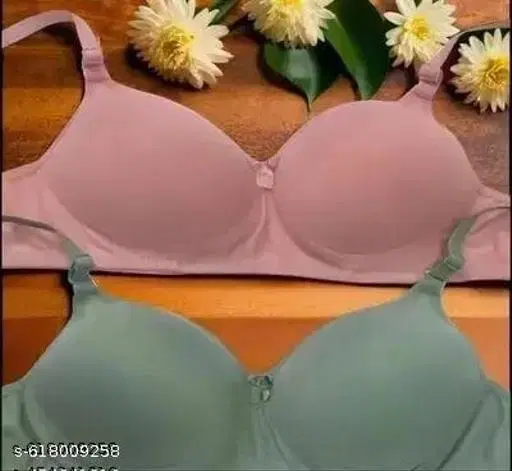 Comfy Daily Use Padded Bra Pack of 6 for Women (Multicolor, 32A)