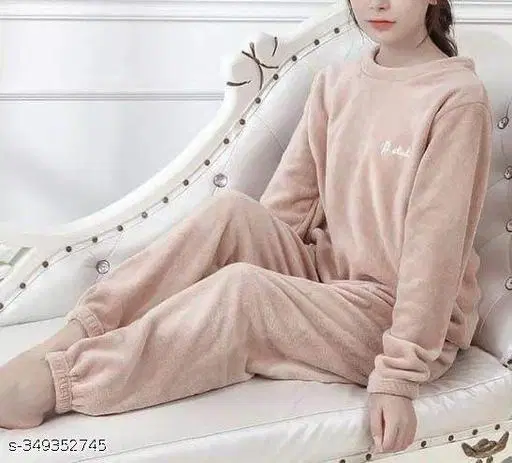 Comfort Nightdress for Women (Peach, L)