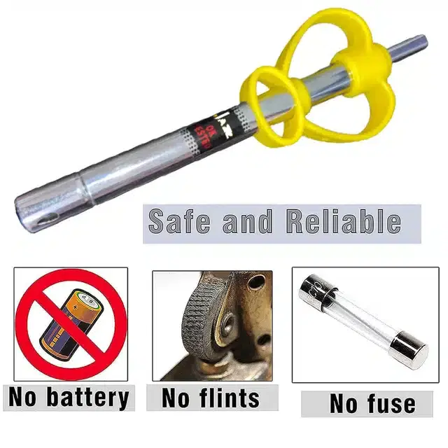 Stainless Steel Gas Lighter for Kitchen, Assorted