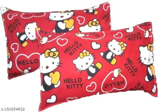 Cotton Pillow Covers, Multicolor, 17x27 inches, Pack of 2