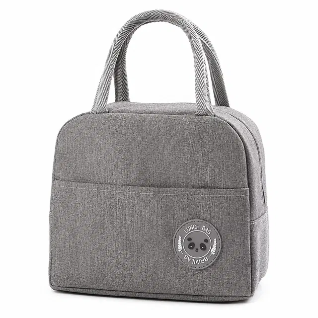 Insulated Tiffin & Lunch Bag [Grey]
