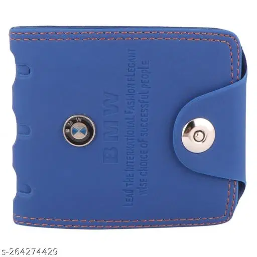 Faux Leather Wallet for Men (Multicolor)
