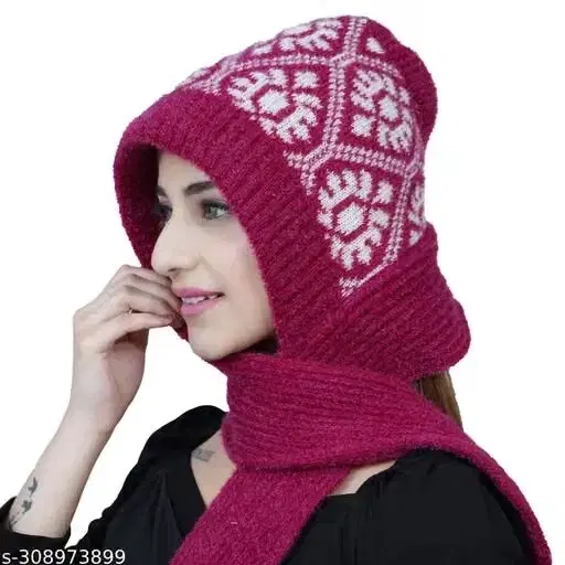 Cap for Women (Multicolor, Free Size)
