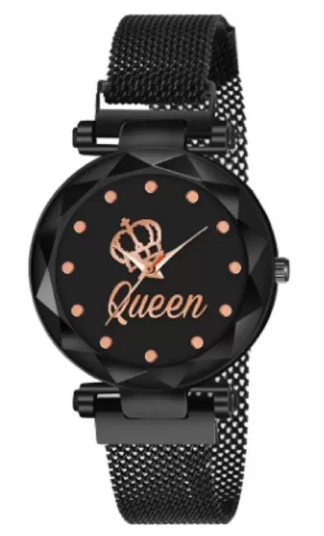 Metal Strap Analog Watch for Women & Girls (Multicolor)