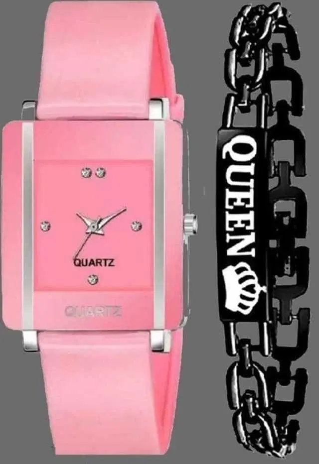 Analog Watch For Womens (Pink) (WS-78)
