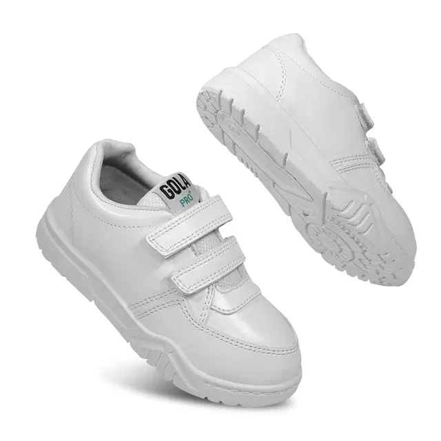 School Shoes for Kids, White (9-10 Years)