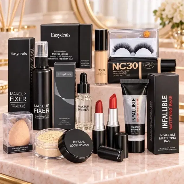 Makeup Kit Combo, Set of 10