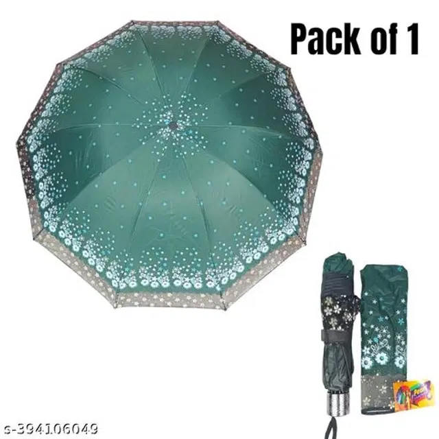 Polyester Foldable Umbrella, Assorted, Pack of 1