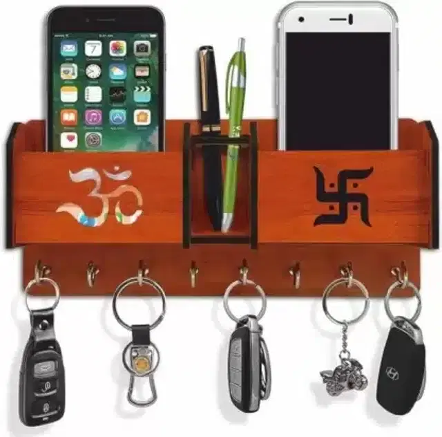 Wooden Mobile & Keys Holder, Assorted