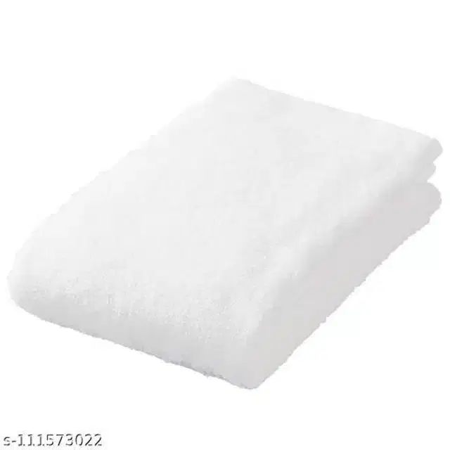 Cotton Bathing Towel, White