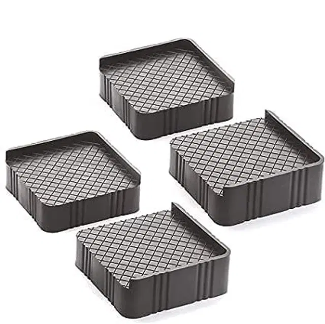 Plastic Shock Absorber Suction Cup Stand Pads for Large Appliances, Grey, Pack of 4