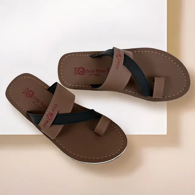 Flipflops for Men (Brown, 6)