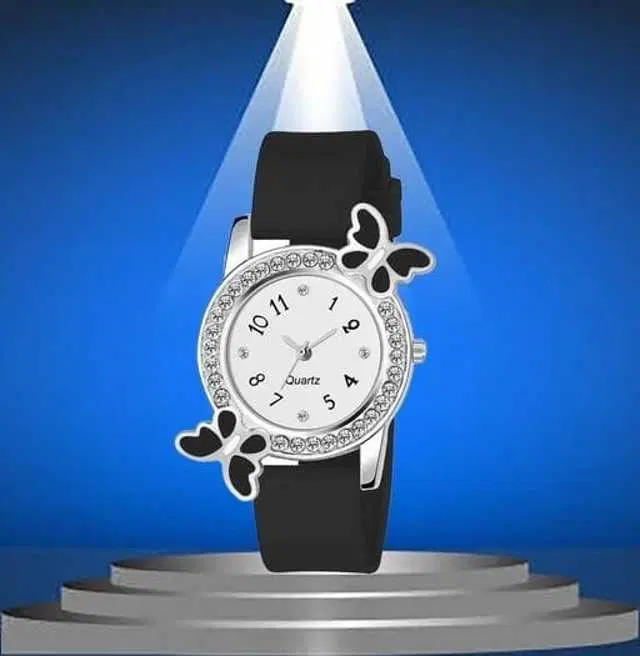 Analog Watch For Womens (Black) (WS-16)